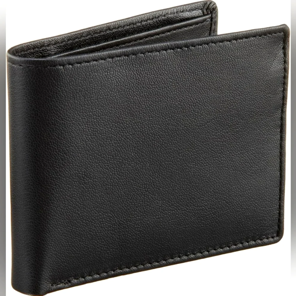 Perry Ellis Portfolio Slimfold Wallet with Bifold Closure